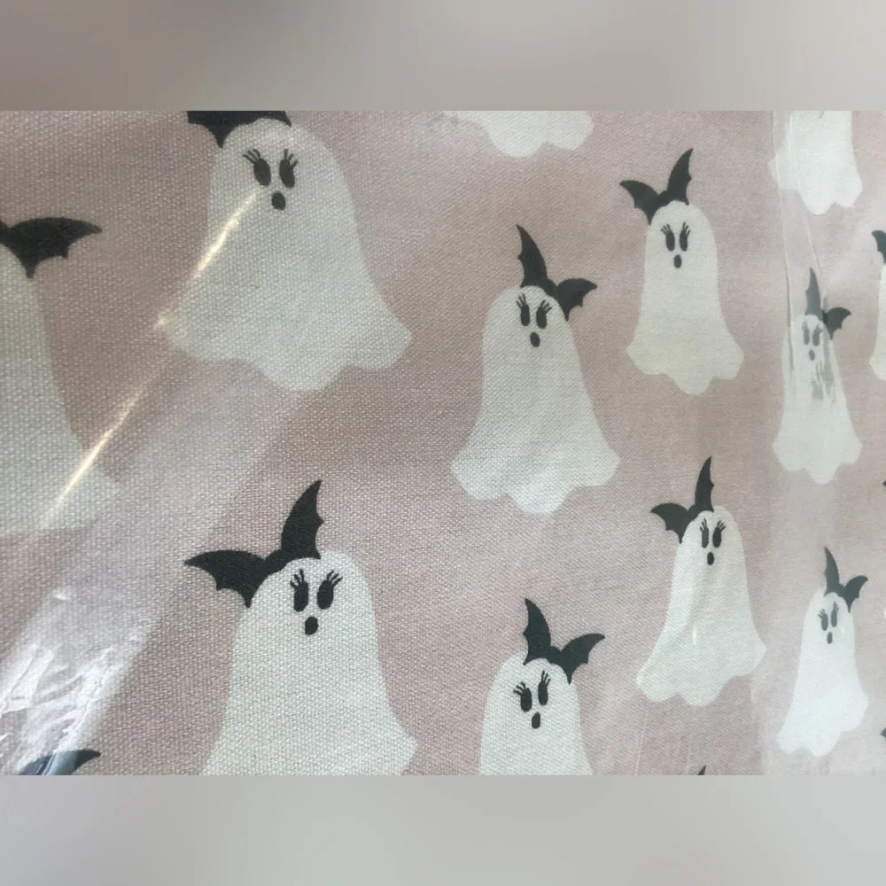 👻Halloween Placemats Set of 4 London Kaye Cotton 13x9 Spooky Holiday Pink Ghost